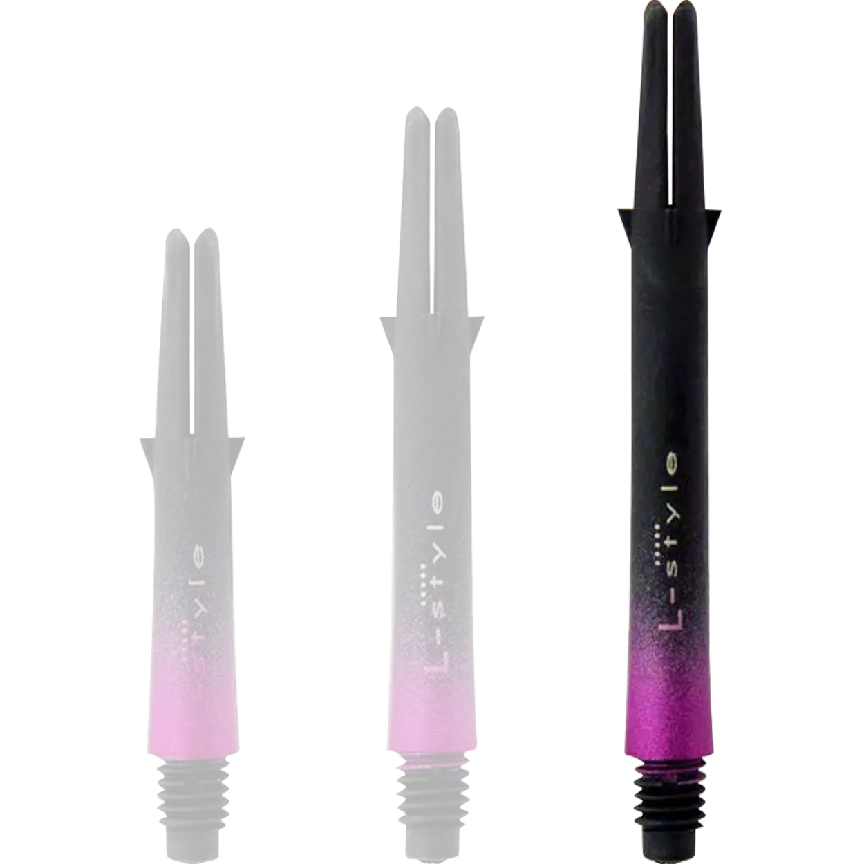 L-Style - Carbon L-Shaft Lock Straight TwoTone - Pink