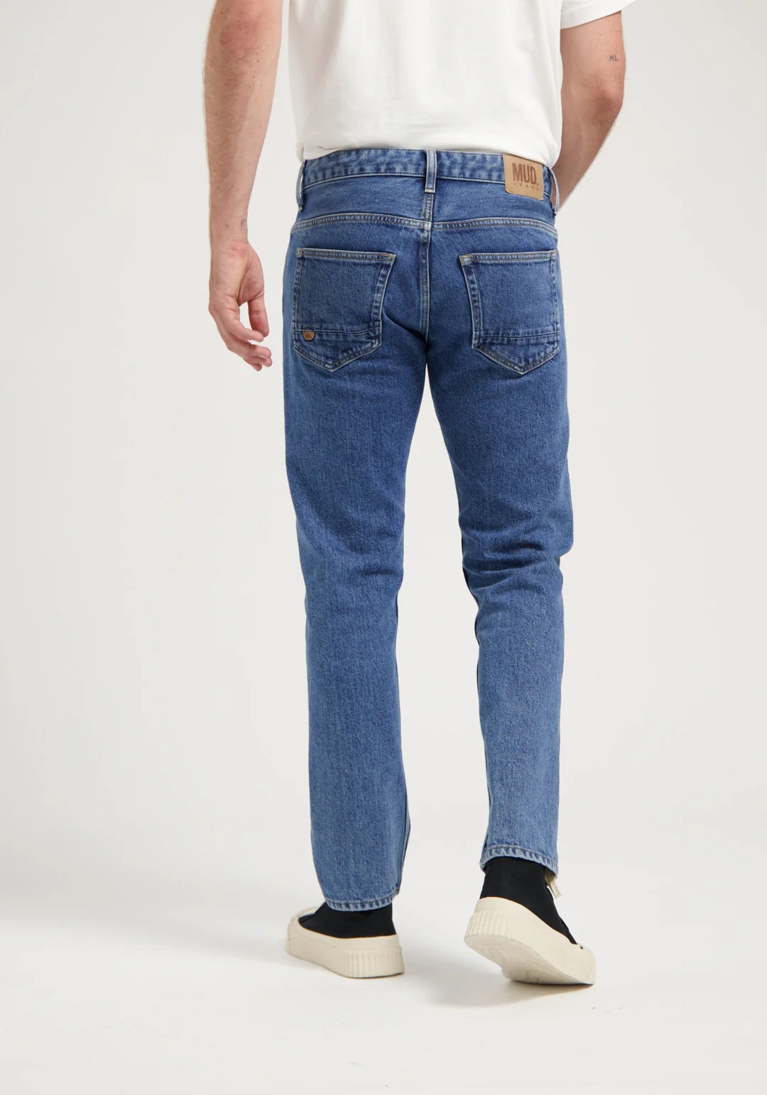 Mud Jeans Herrenjeans Hank Mid Tapered Medium Stone