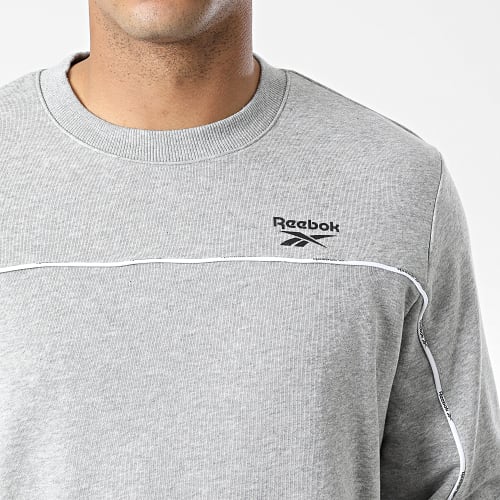 Sweat Crewneck Wor Piping HA1069 Gris Chiné