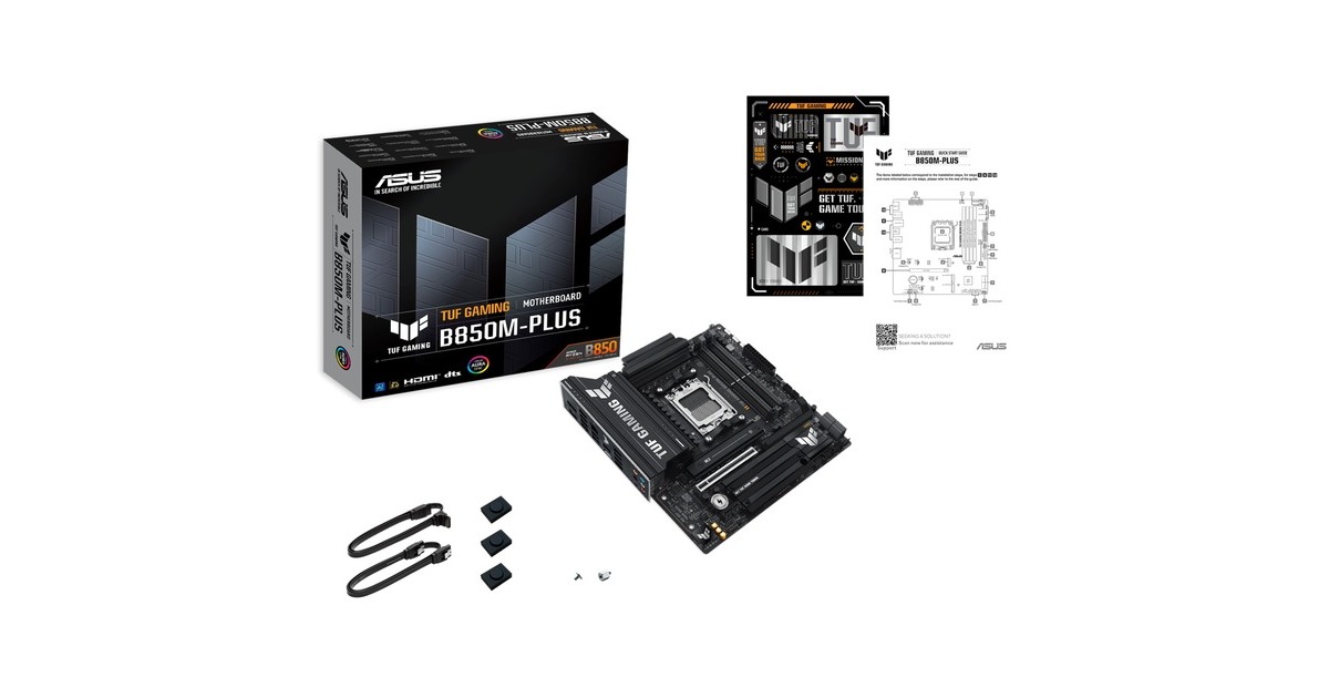 ASUSTUF Gaming B850M-PLUS socket AM5 moederbord  (2.5 GbE-LAN, Sound, µATX)
