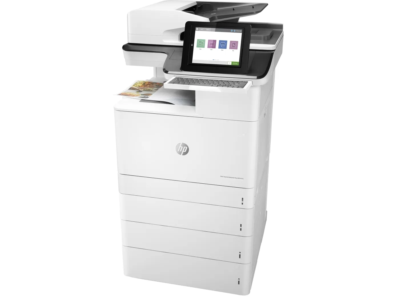HP LaserJet Enterprise Flow MFP M776z - Multifunktionsprinter - farve - laser - 297 x 864 mm (original) - A3/Ledger (medie) - op til 46 spm (kopiering) - op til 46 spm (udskriver) - 2300 ark - 33.6 Kbps - USB 2.0, Gigabit LAN, Wi-Fi(n), USB 2.0 vært