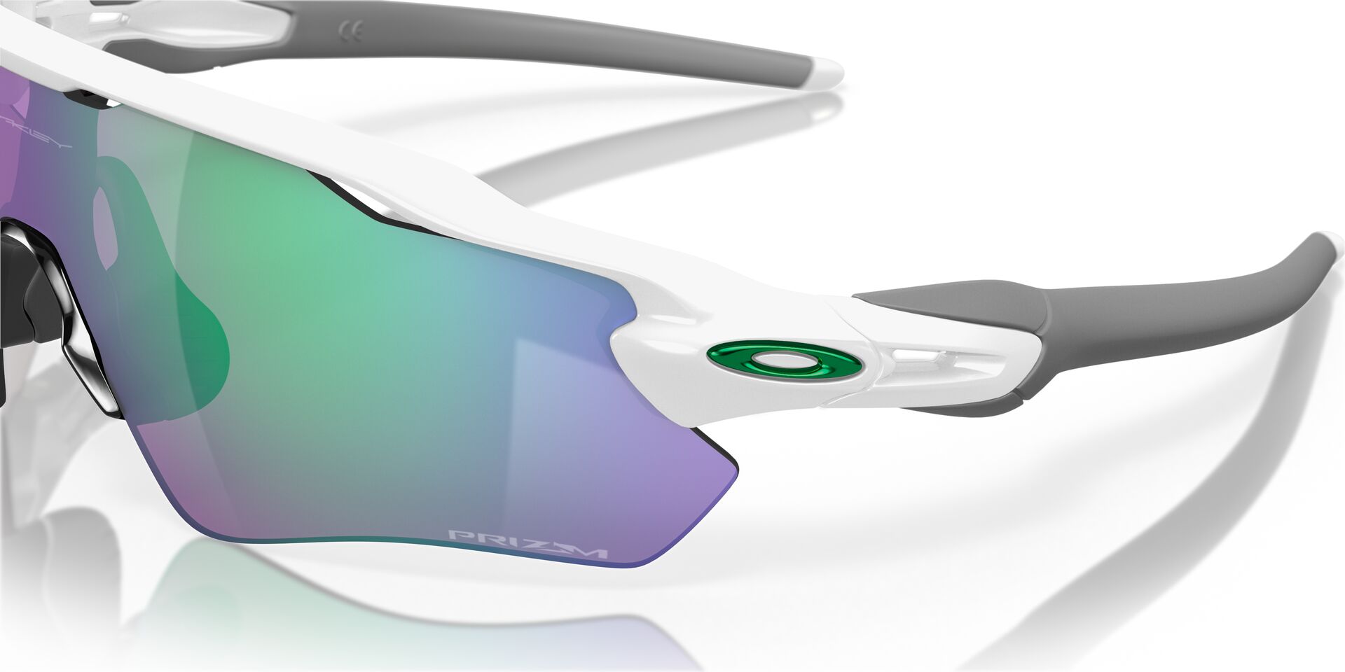 Oakley Radar EV Path Polished White w/ Prizm Jade Oakleys populære Radar briller kombinert med alt de har lært opp igjennom tidene