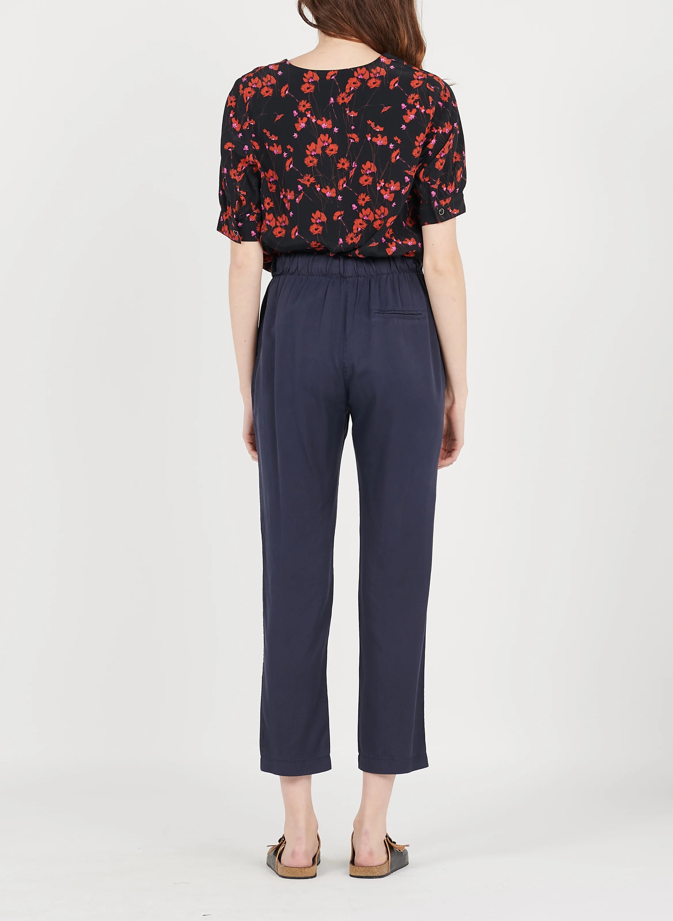 Pantalon droit 7/8ème | Bleu