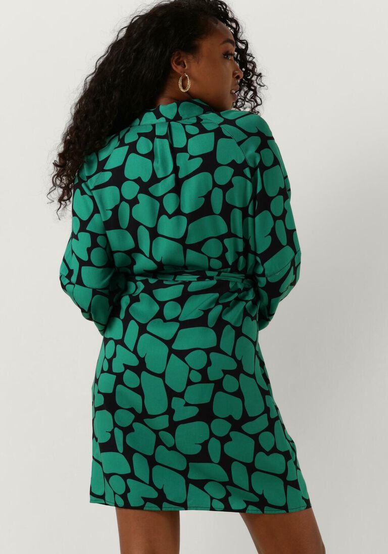 ANOTHER LABEL groene another label mini jurk merle dress