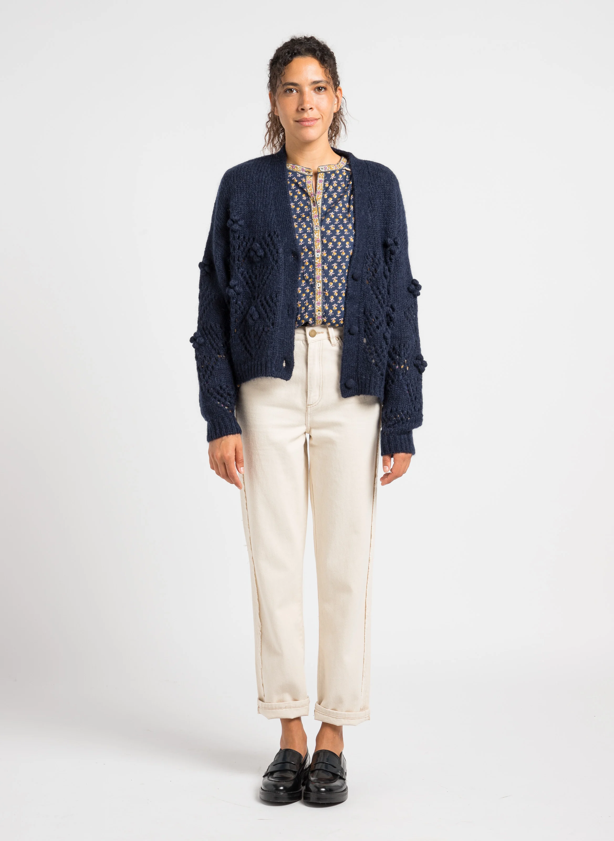 KATJA - Jean taille haute | Blanc