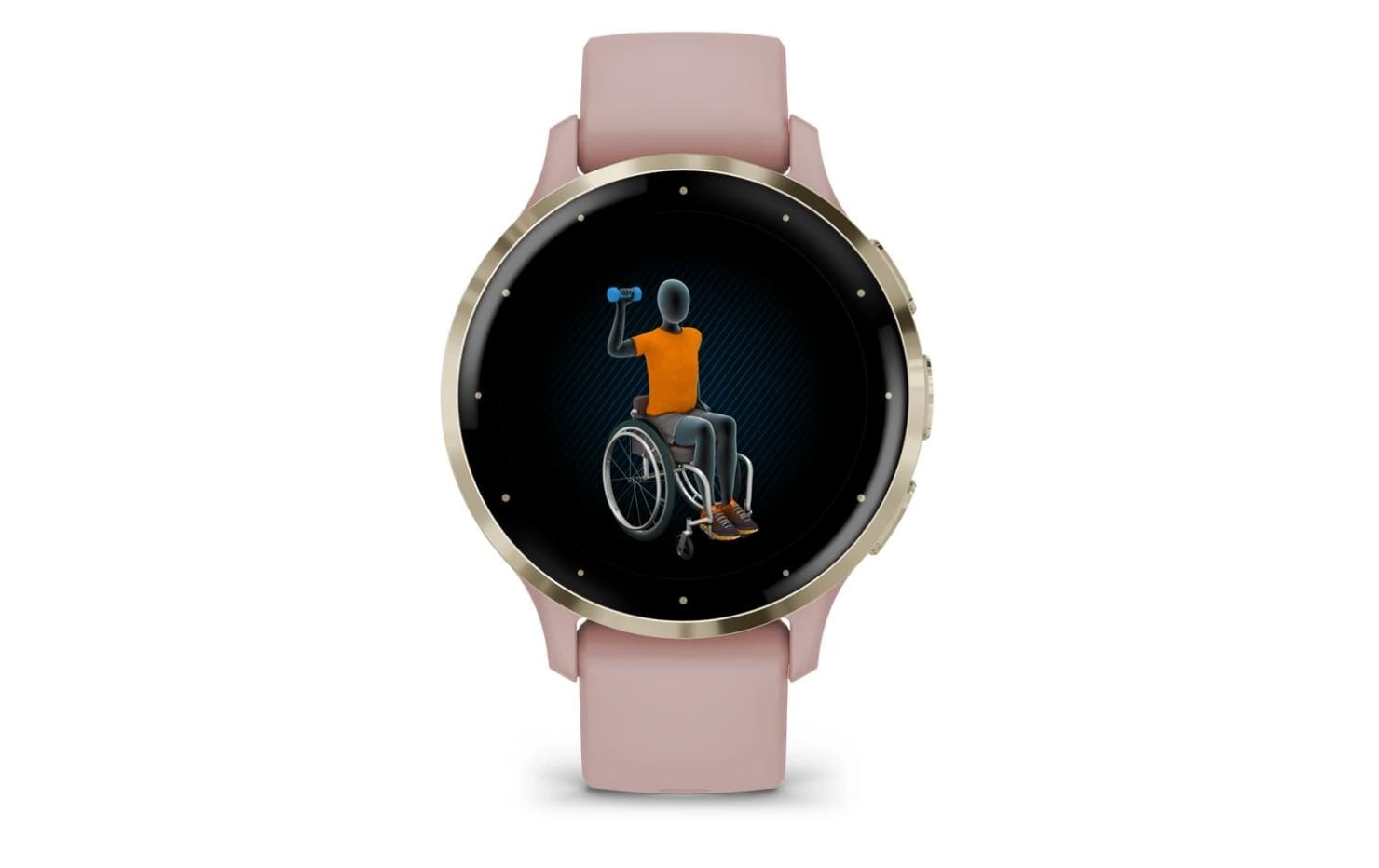Garmin Sportuhr »Venu 3S Dust Rose / Softgold«