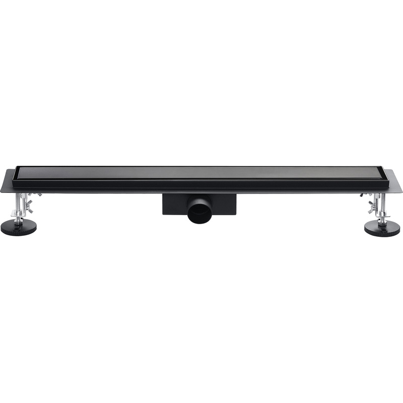 Dynamic Way douchegoot RVS met flens 900x70mm