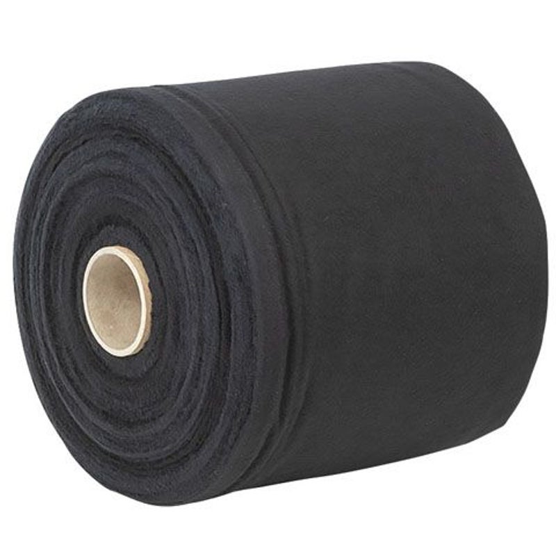 Showtec Deko-Molton 60m x 20cm rol, zwart