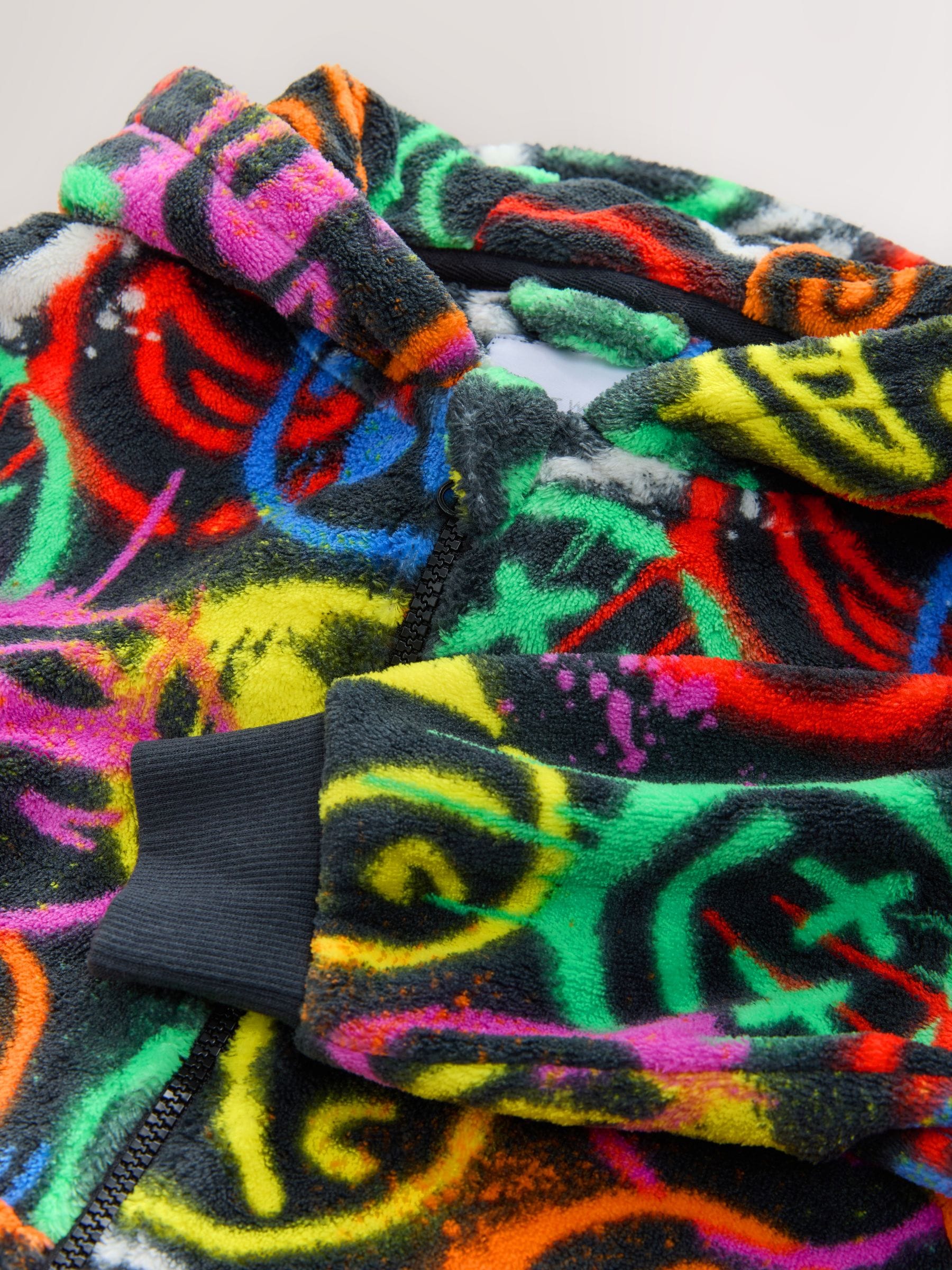 Meerdere blije gezichten - Fleece onesie (5-16 jr)