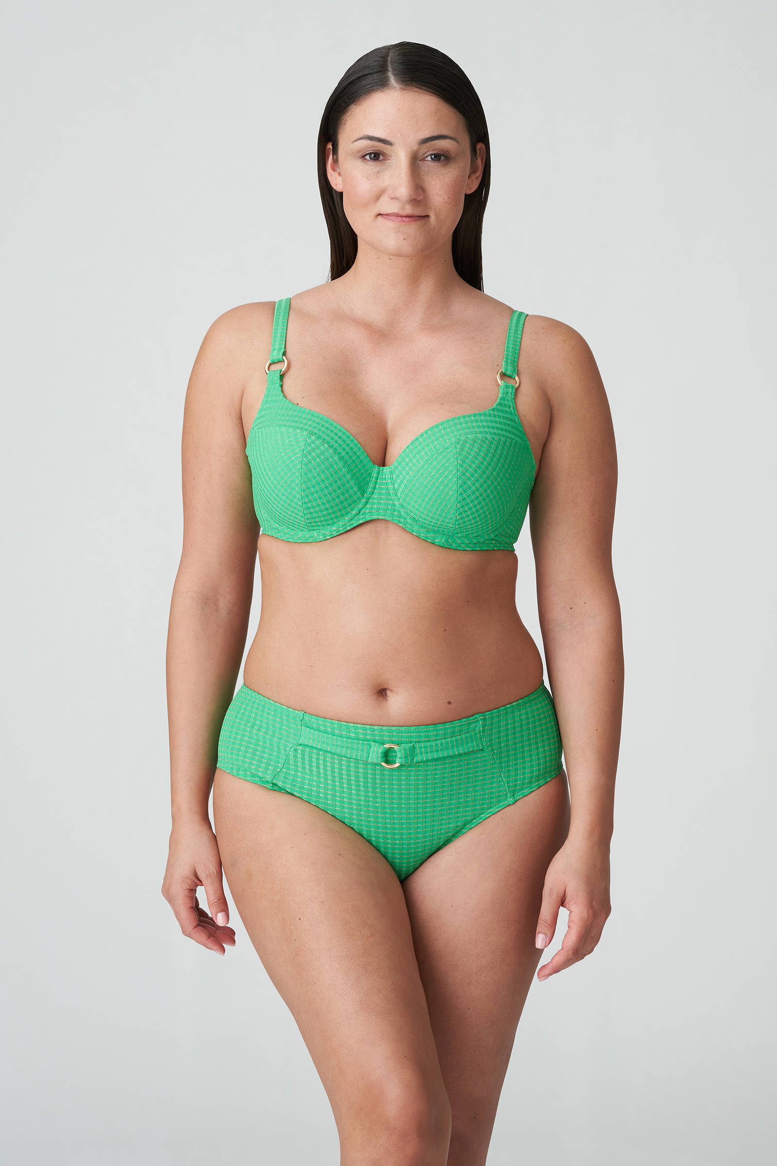 PrimaDonna bikinibroekje Maringa met lurex groen