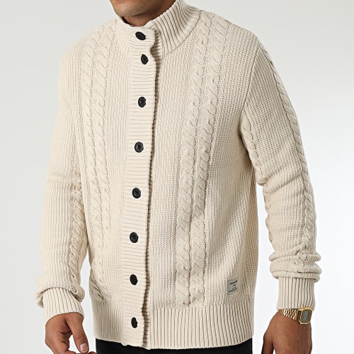 Gilet Coted Knit 12215817 Beige