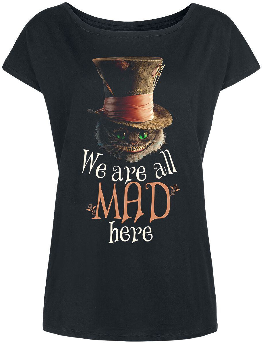We Are All Mad Here | Alice Au Pays Des Merveilles T-Shirt Manches courtes