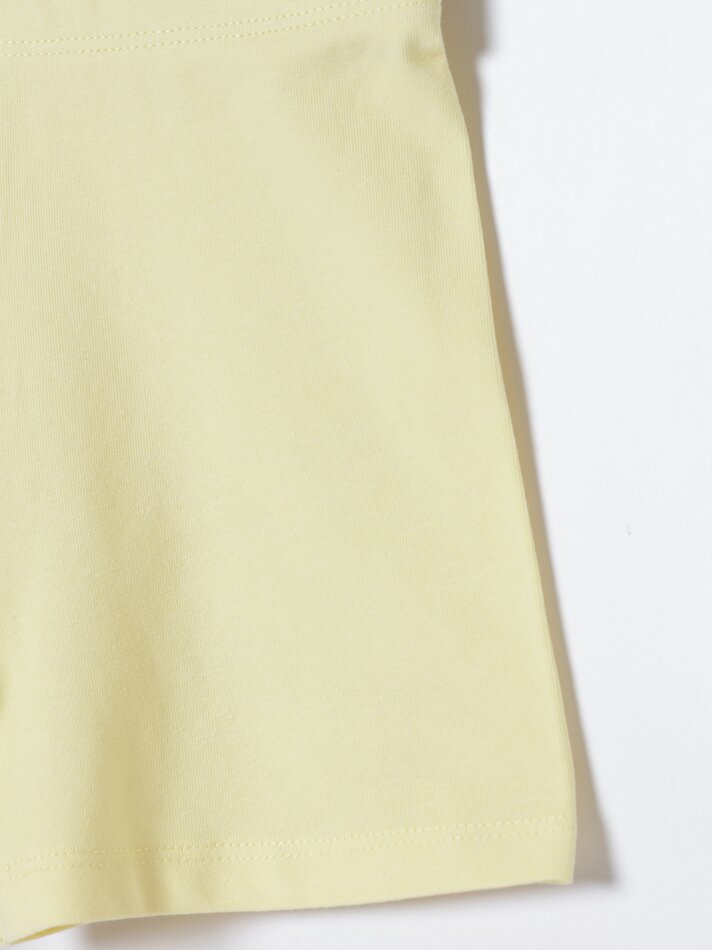 Conjunto de 2 Leggings de Ciclismo Combinando - Amarelo Claro