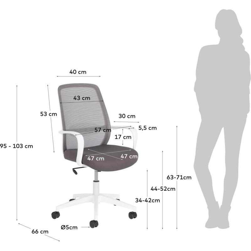 Chaise de bureau Melva