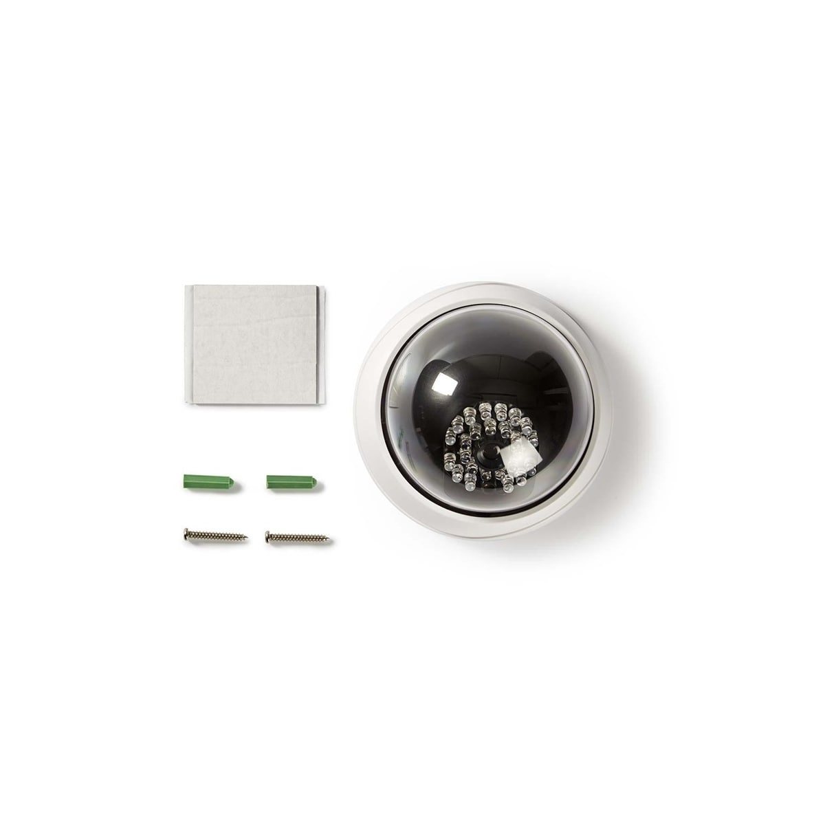 Nedis Dummy Security Camera | Kuppel | Batteri drevet | Innendørs | Hvit