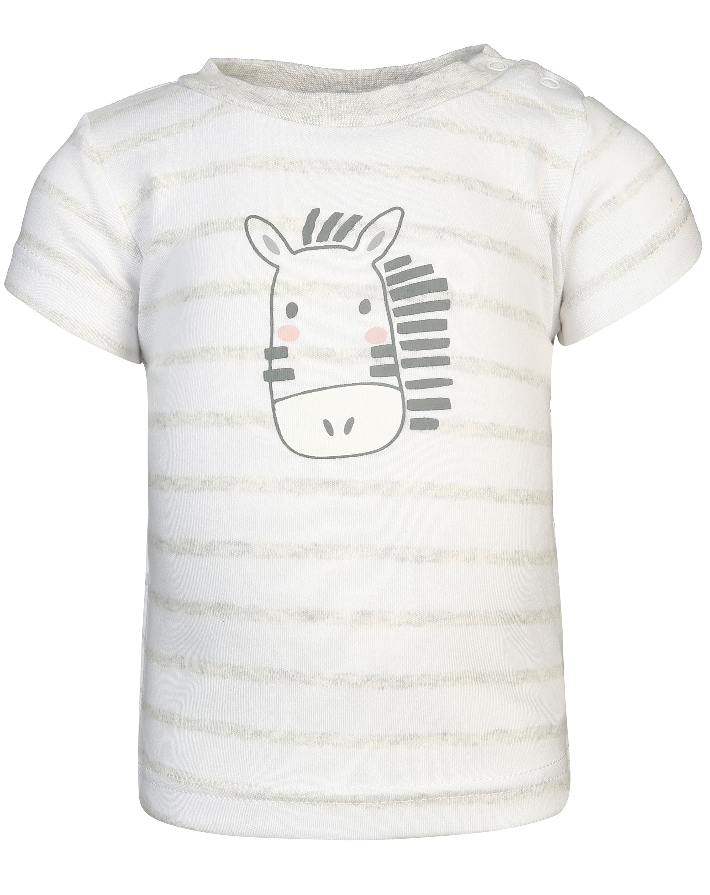 T-Shirt ZEBRA mit Shorts in hellgrau