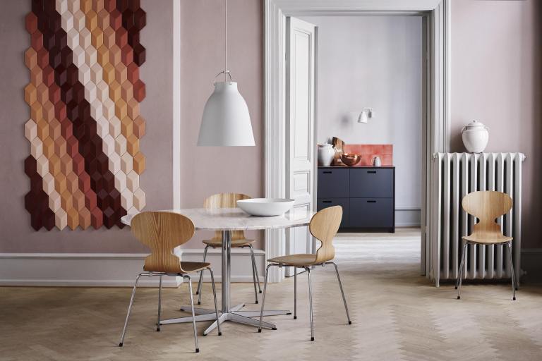 Fritz Hansen Caravaggio wandlamp wit