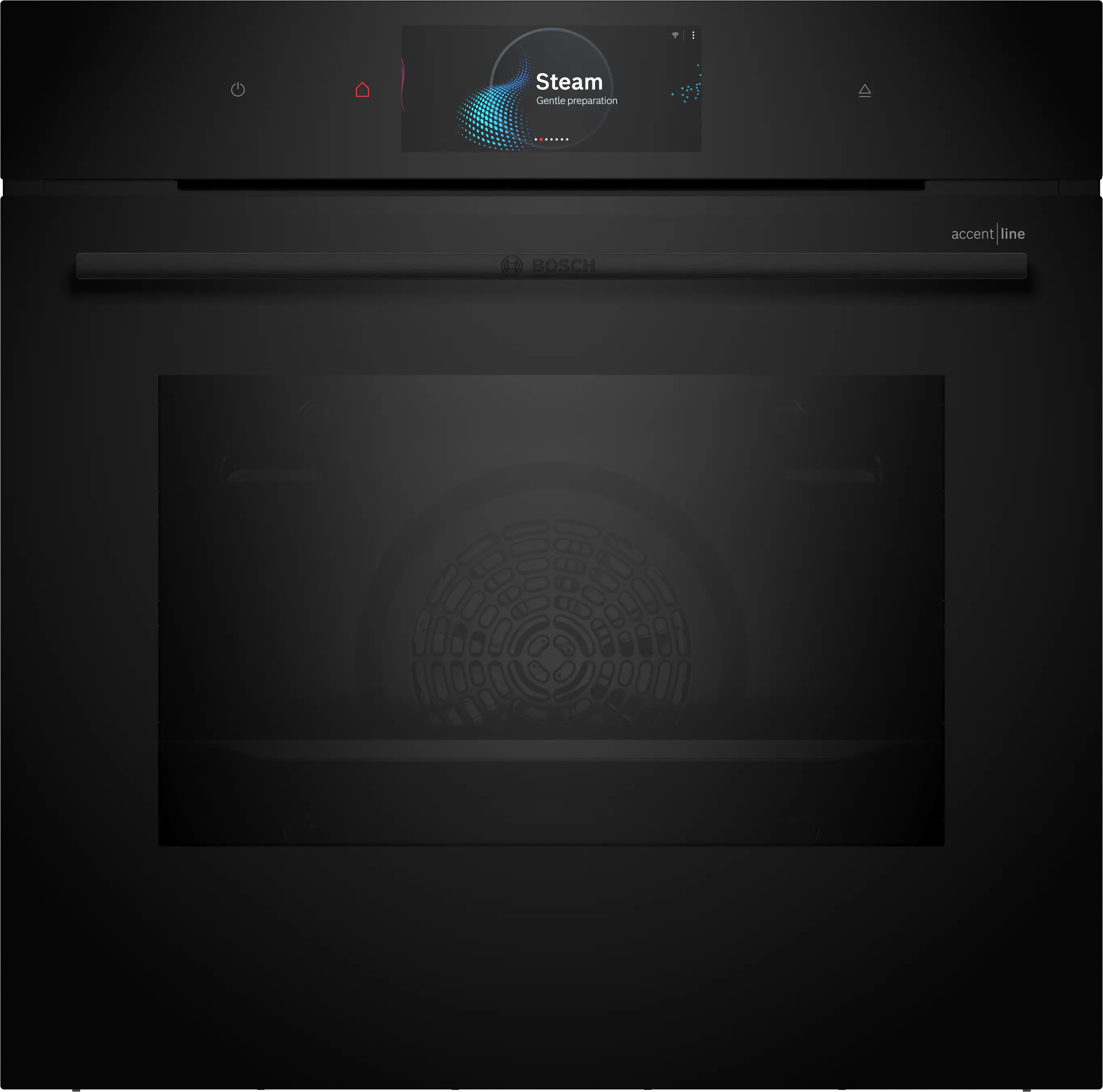 Serie 8 Bakoven met volwaardige stoom 60 x 60 cm Zwart