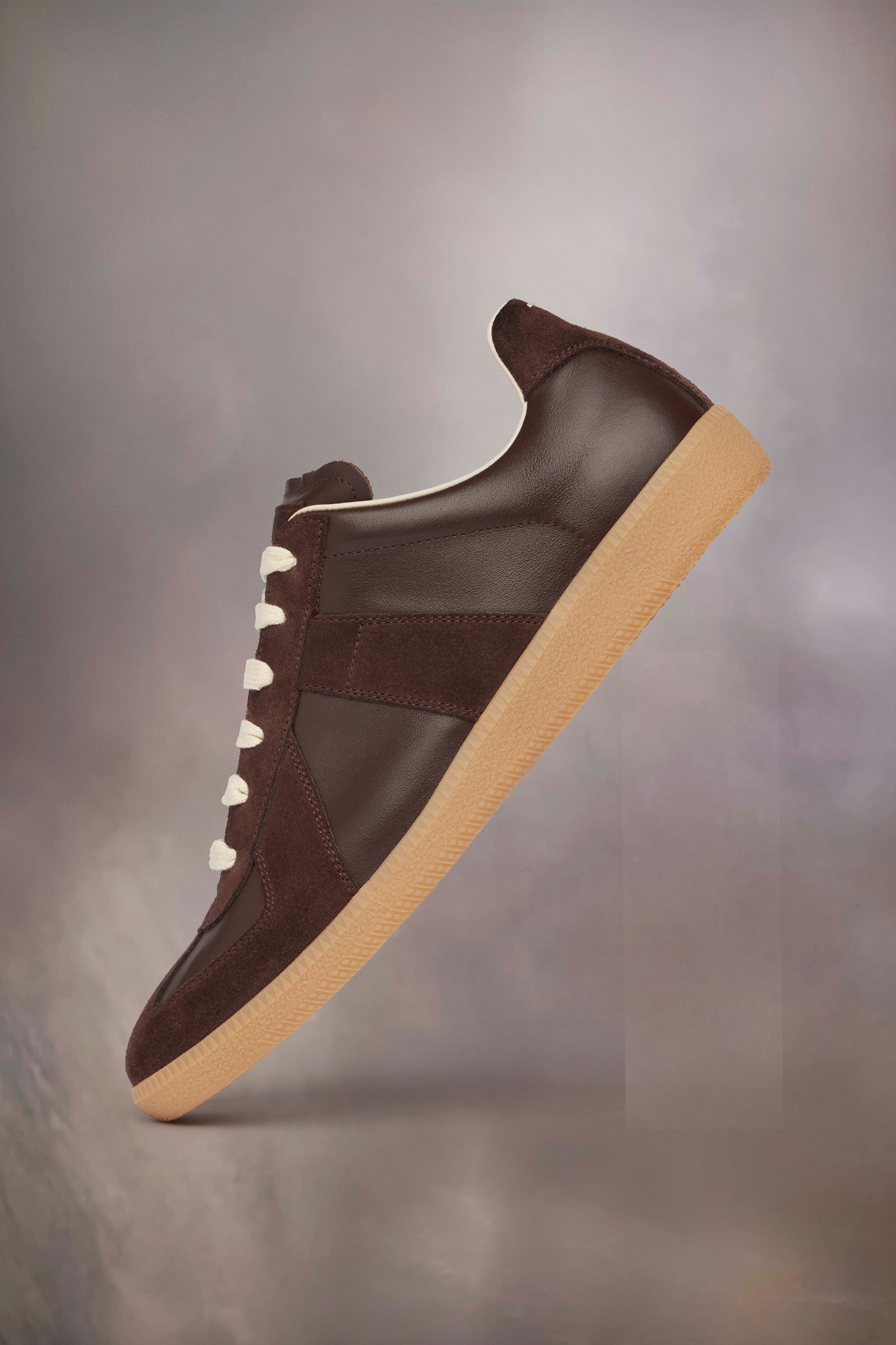 Sneakers Replica en cuir et suède | homme Marron