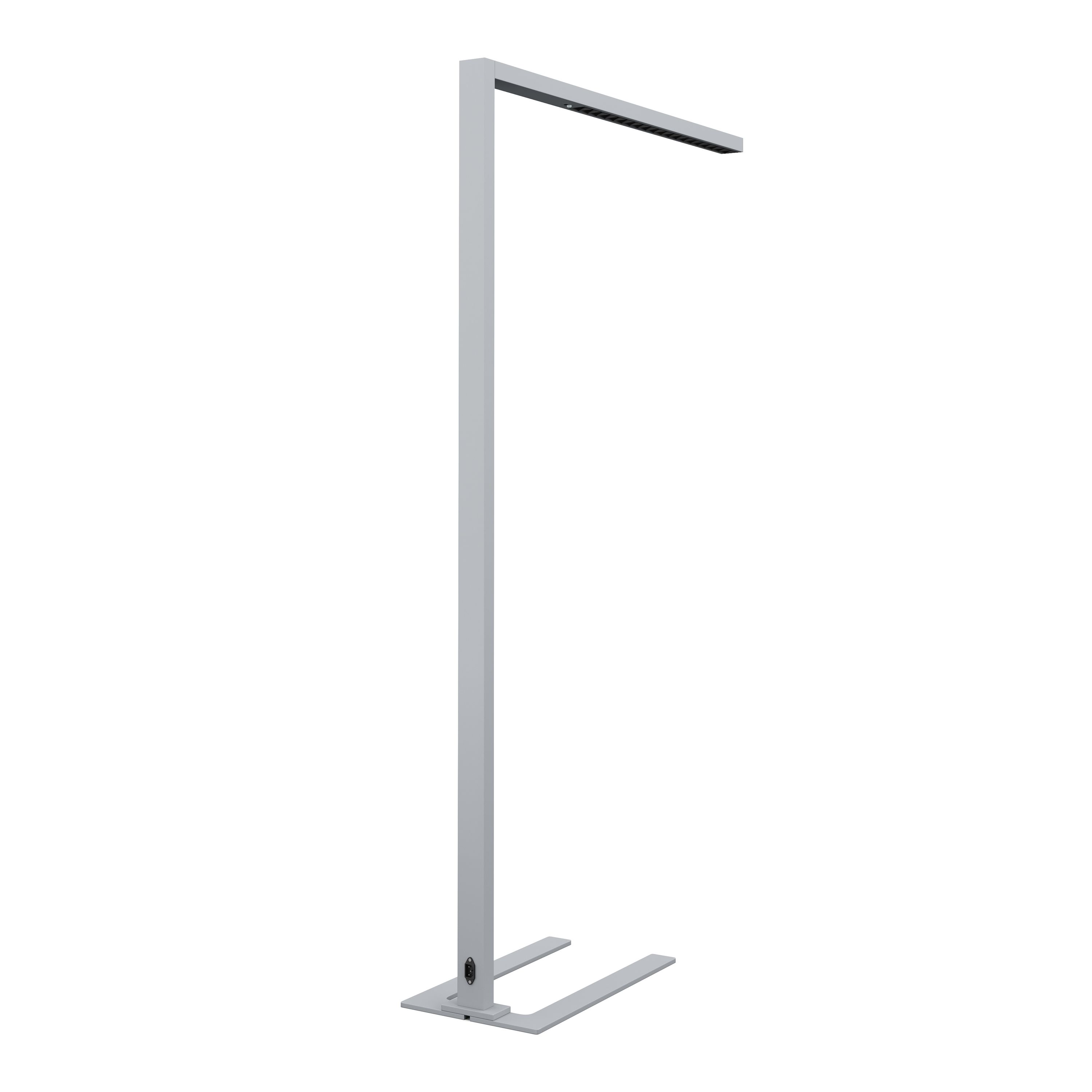 LED Stehlampe LUAN dimmbar mit Bewegungsmelder silber