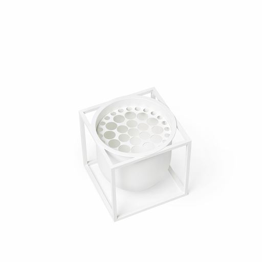 Audo Kubus Flowerpot 14, Hvid