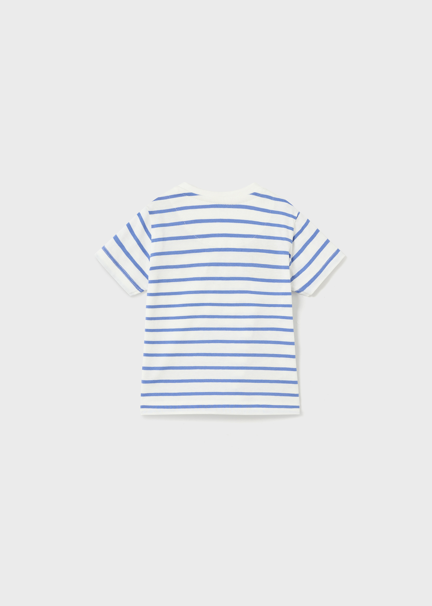 Conjunto de 2 camisetas infantis de manga curta em algodão sustentável