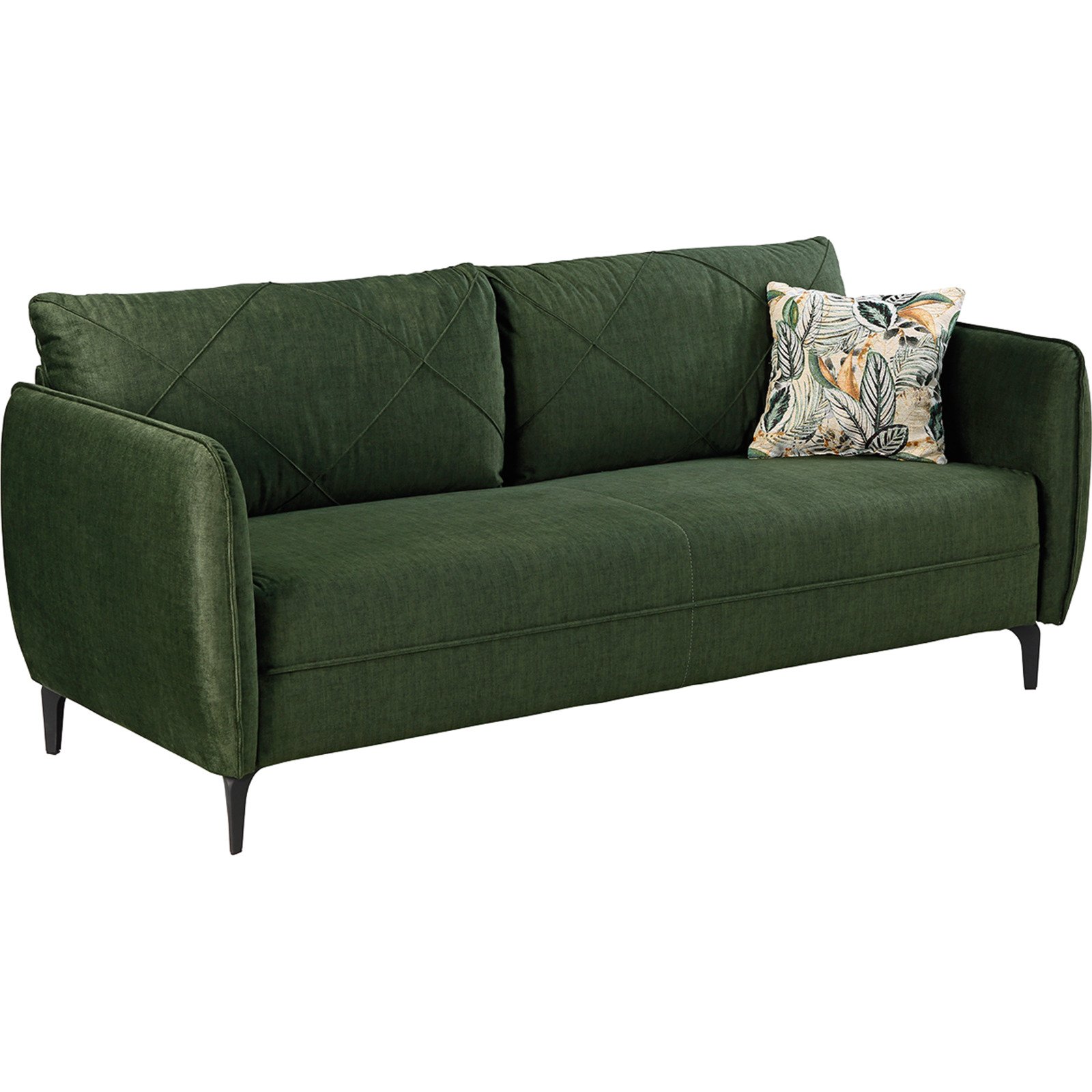 2,5er-Sofa Varese Samtvelours blau