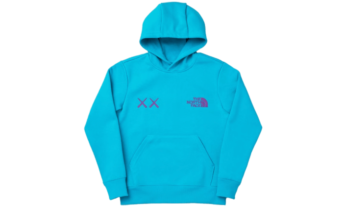 The North Face KAWS Hoodie Blue Purple