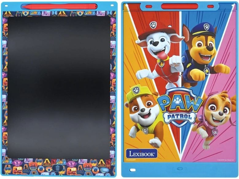 Lexibook Maltafel mit Schablonen Paw Patrol 28 cm Zeichentablett e-ink multicolor