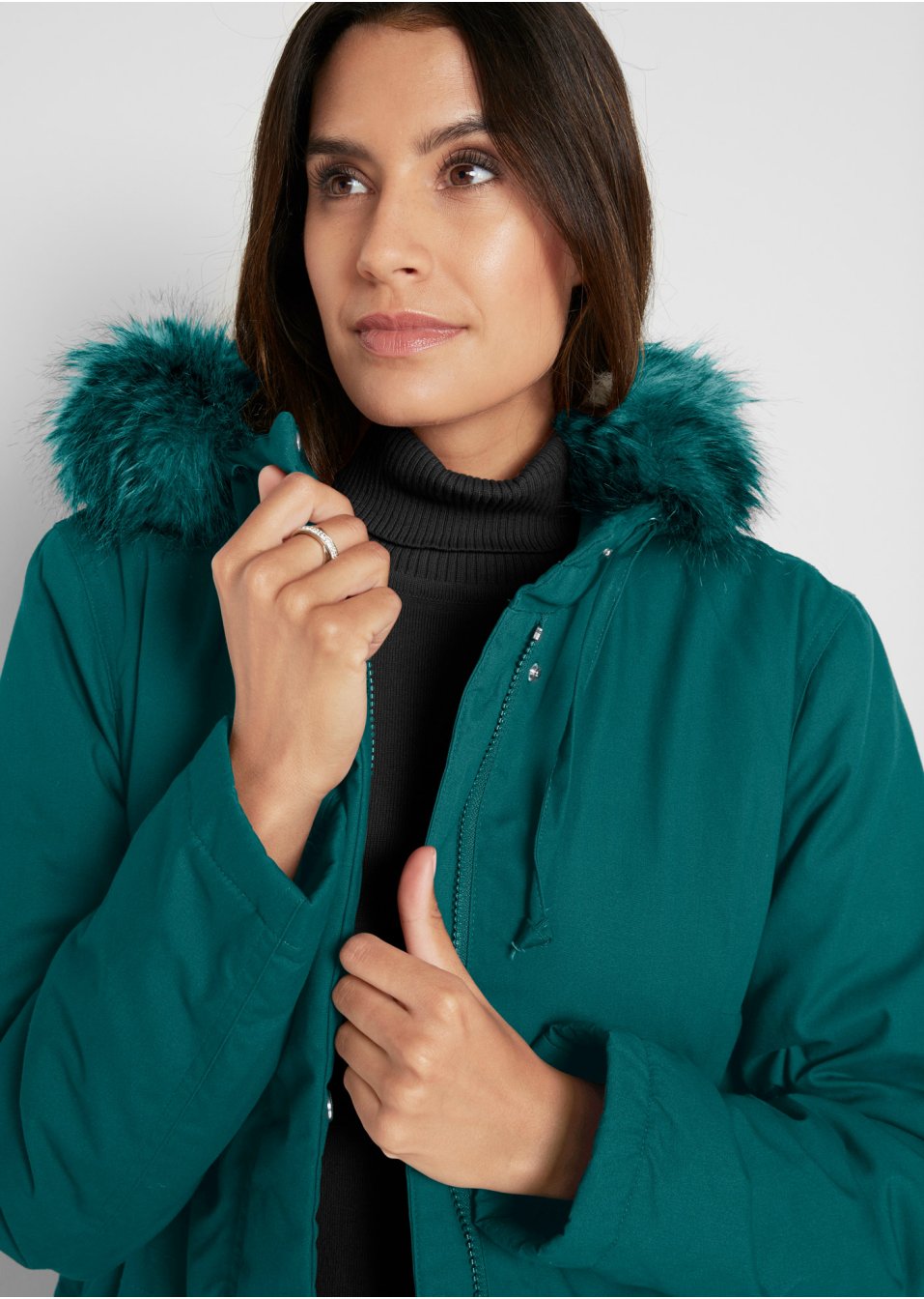 Parka à capuche