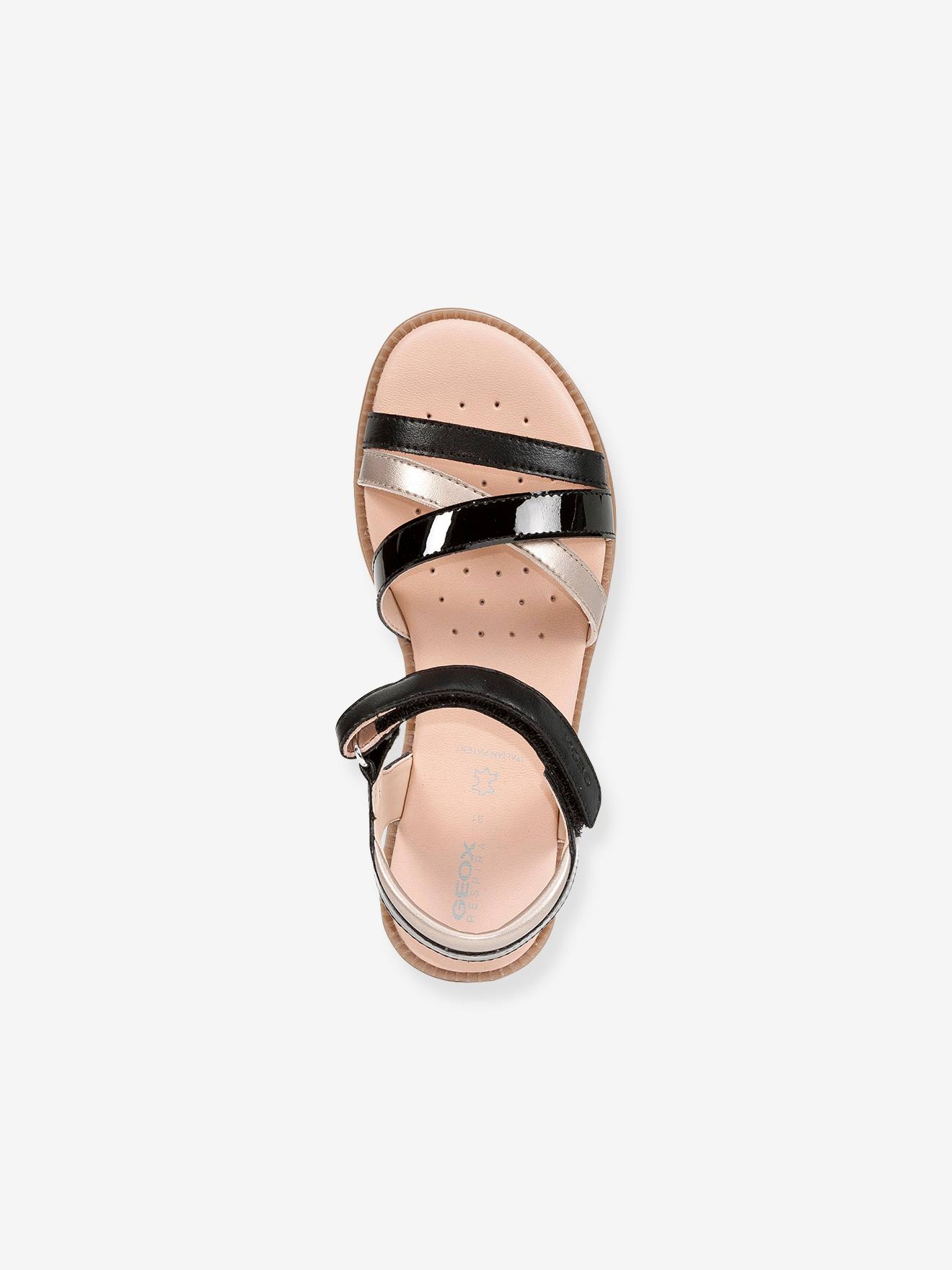 Sandálias Karly GEOX®, pretas lisas