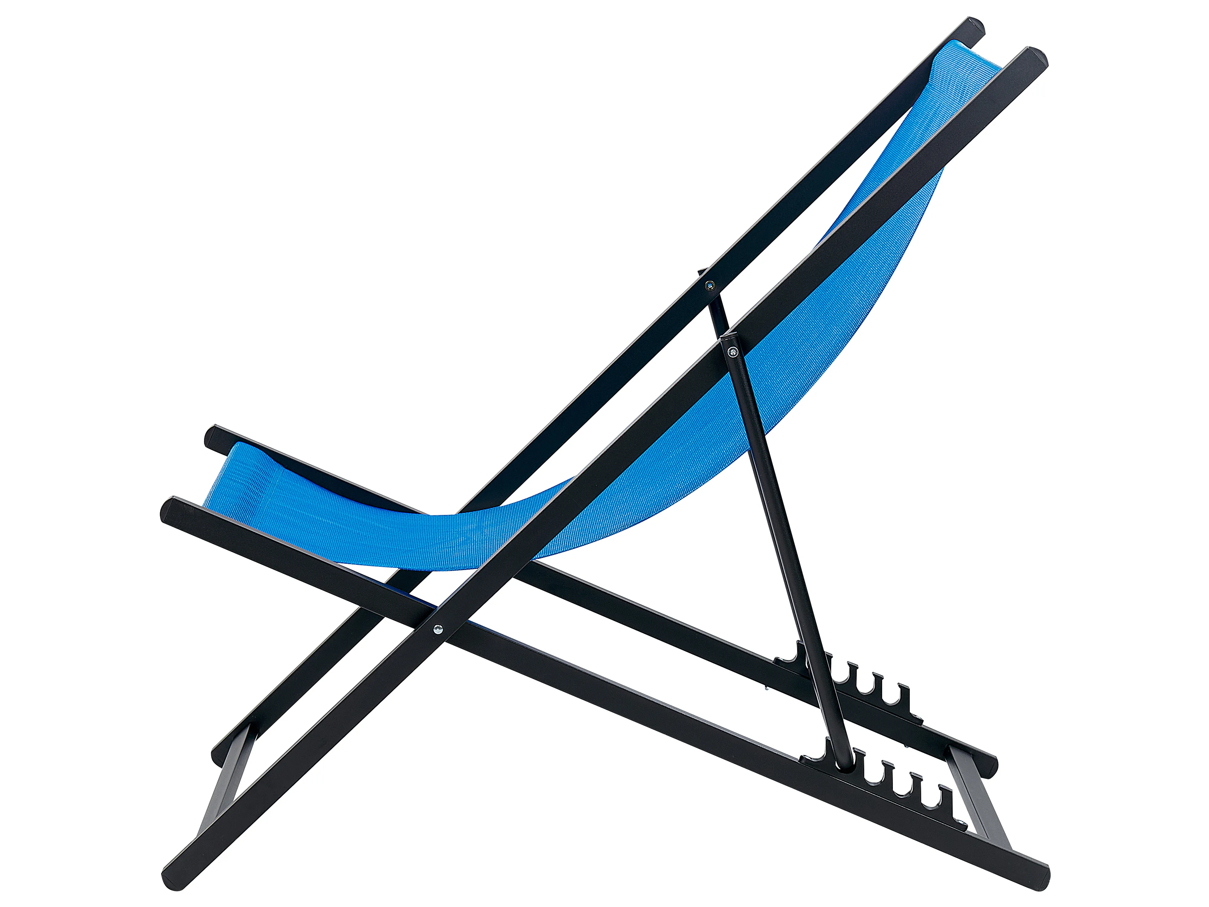 Inklapbare ligstoel LOCRI II Metaal Blauw