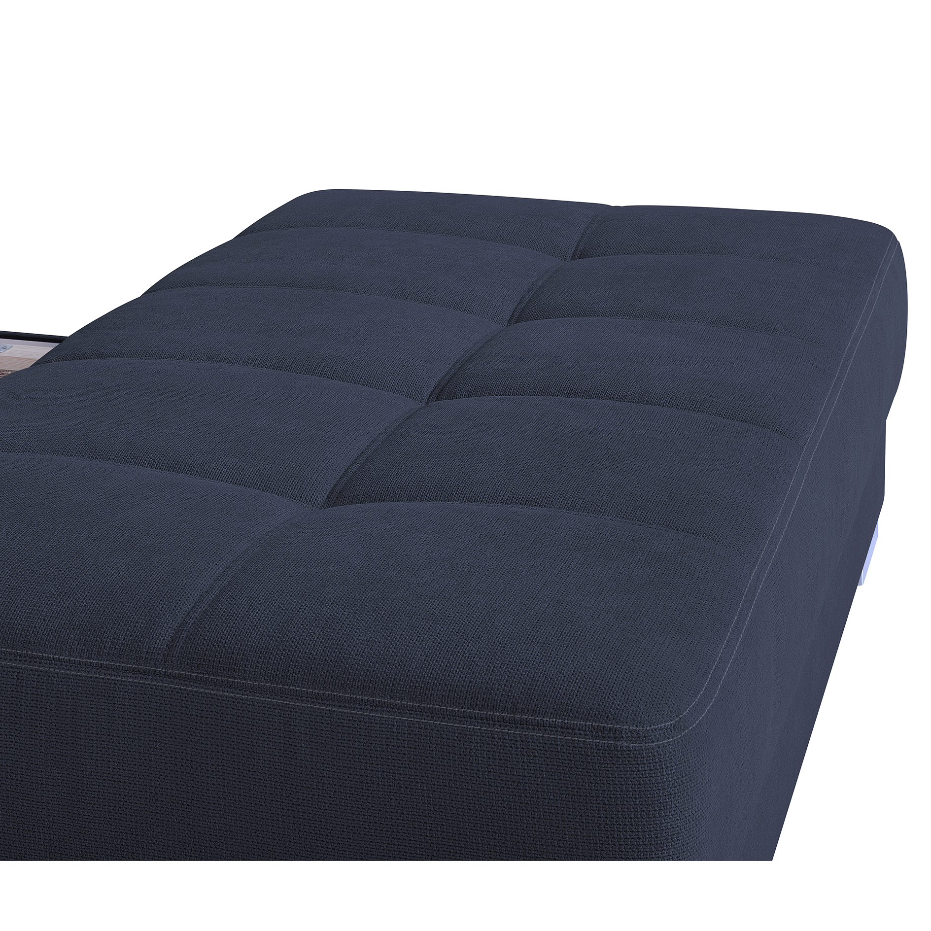 Schlafsofa - deep blue - mit Staukasten - Dauerschläfer