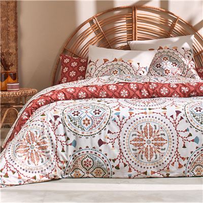 Linge de lit style folk - BECQUET CRÉATION