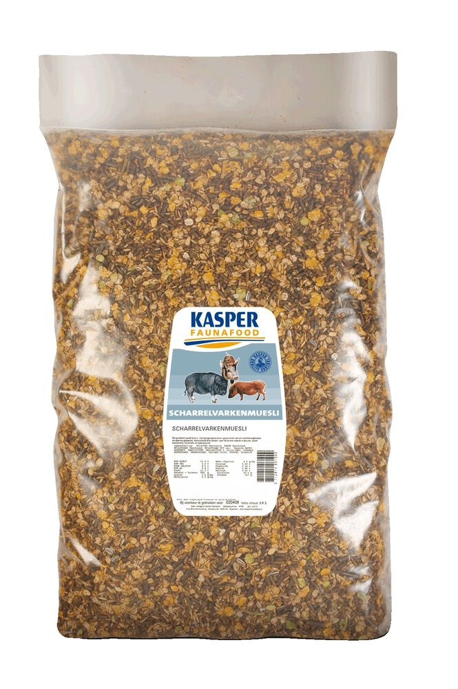 Kasper Faunafood Scharrelvarkenmuesli - Varkensvoer - 15 Kilogram
