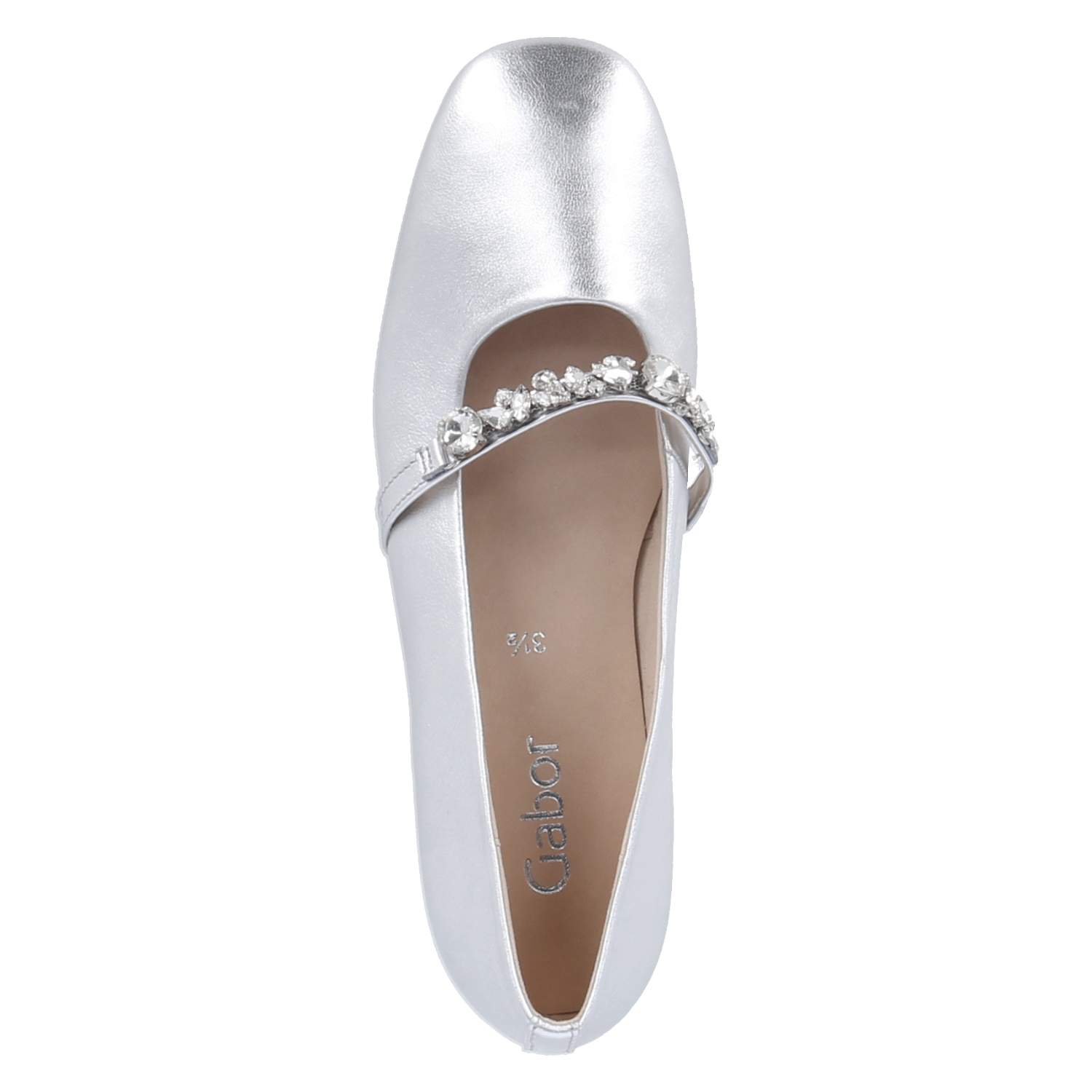 Gabor Spangenballerinas - silber (kristall)