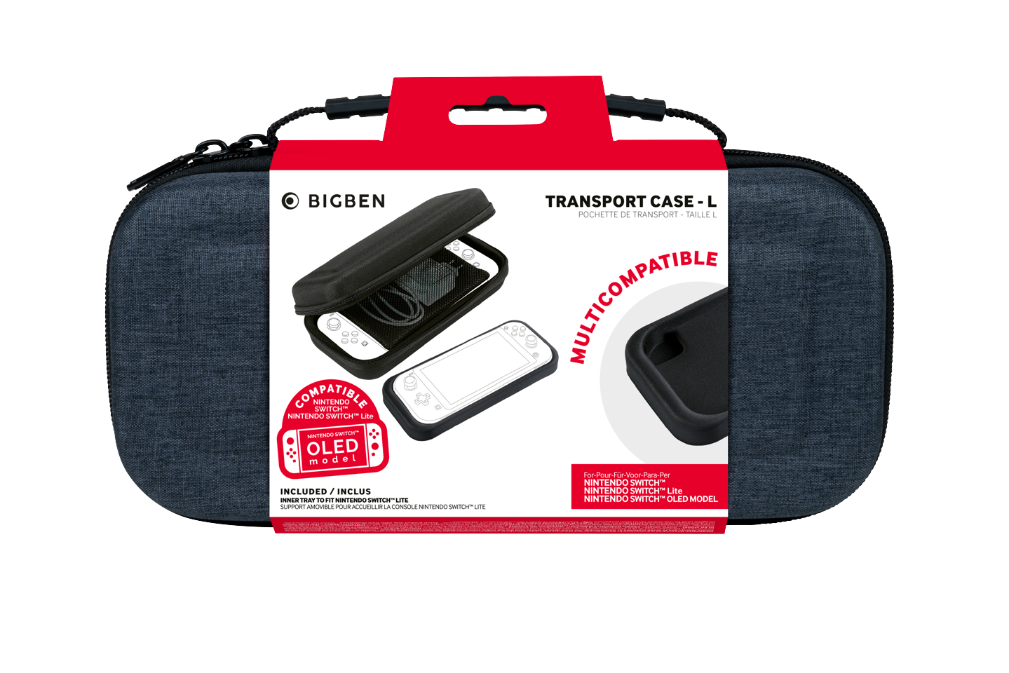 BigBen Interactive Protective Case Grey (Switch)