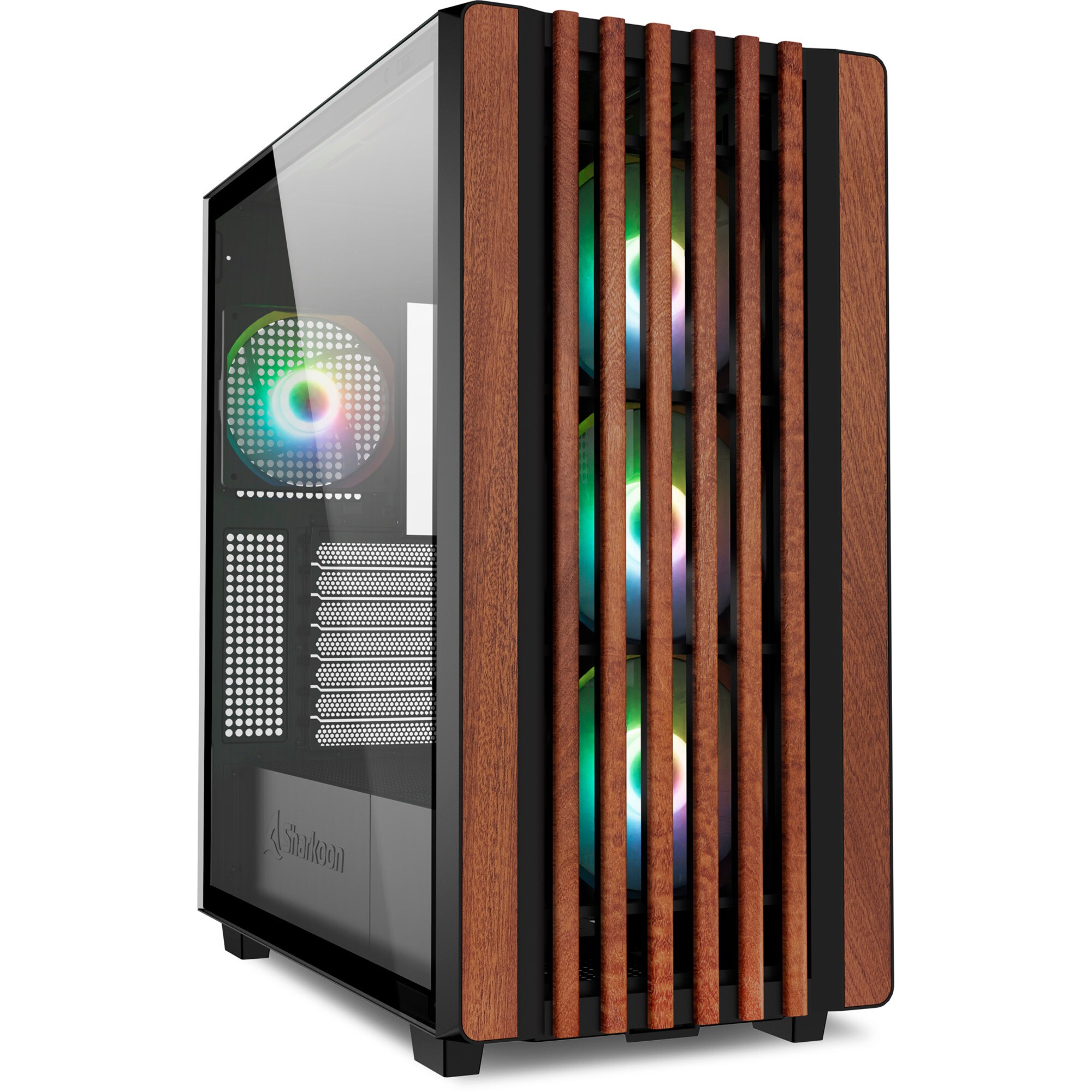 Sharkoon Tower-Gehäuse Rebel C70G RGB