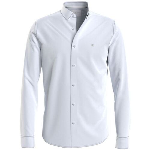 Calvin Klein Jeans - CAMISA CHEST LOGOHOMBRE Blanco