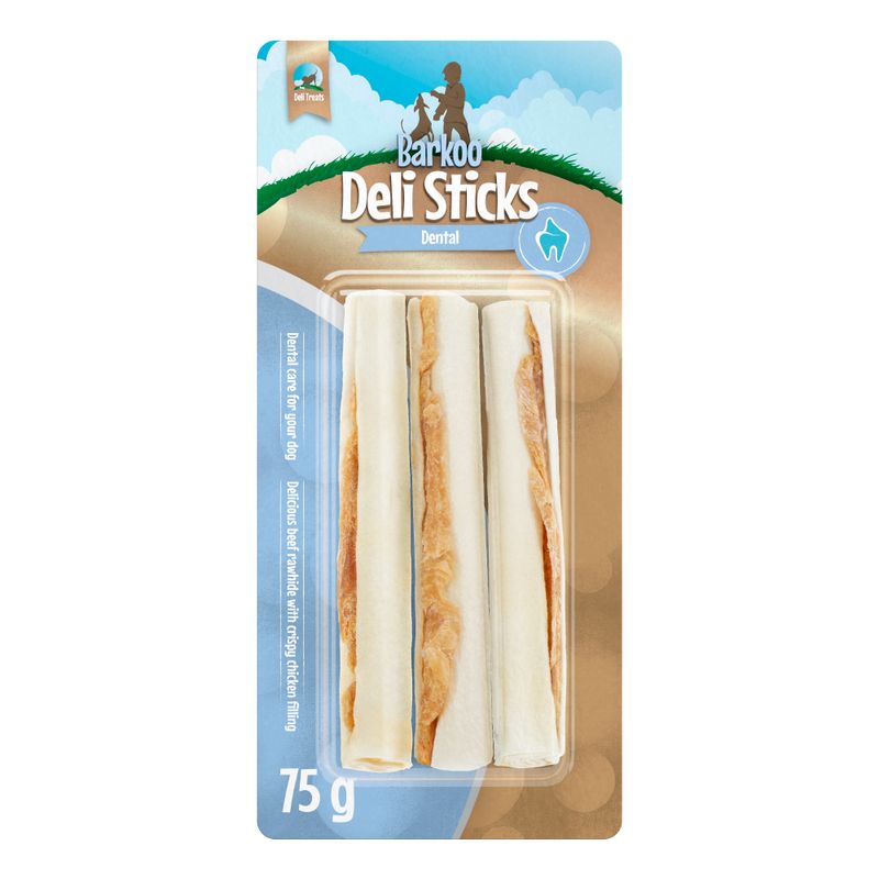 Barkoo Deli Sticks Dental Bâtonnets à mâcher pour chien