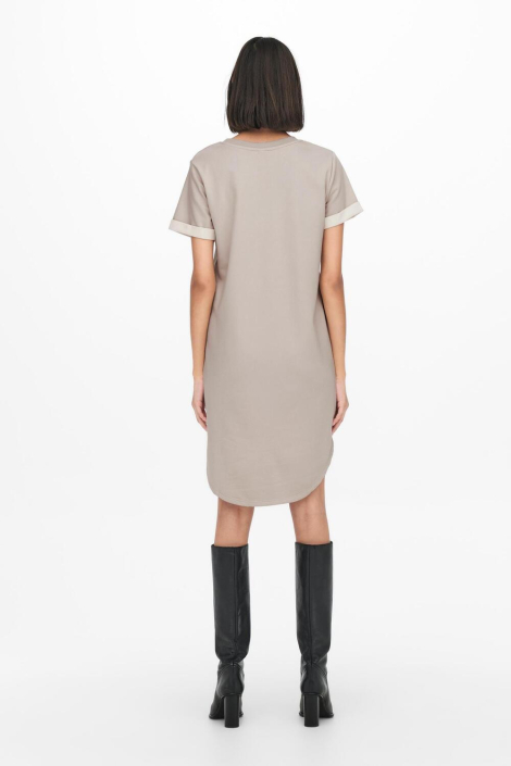 Jacqueline de Yong beige dames jurk