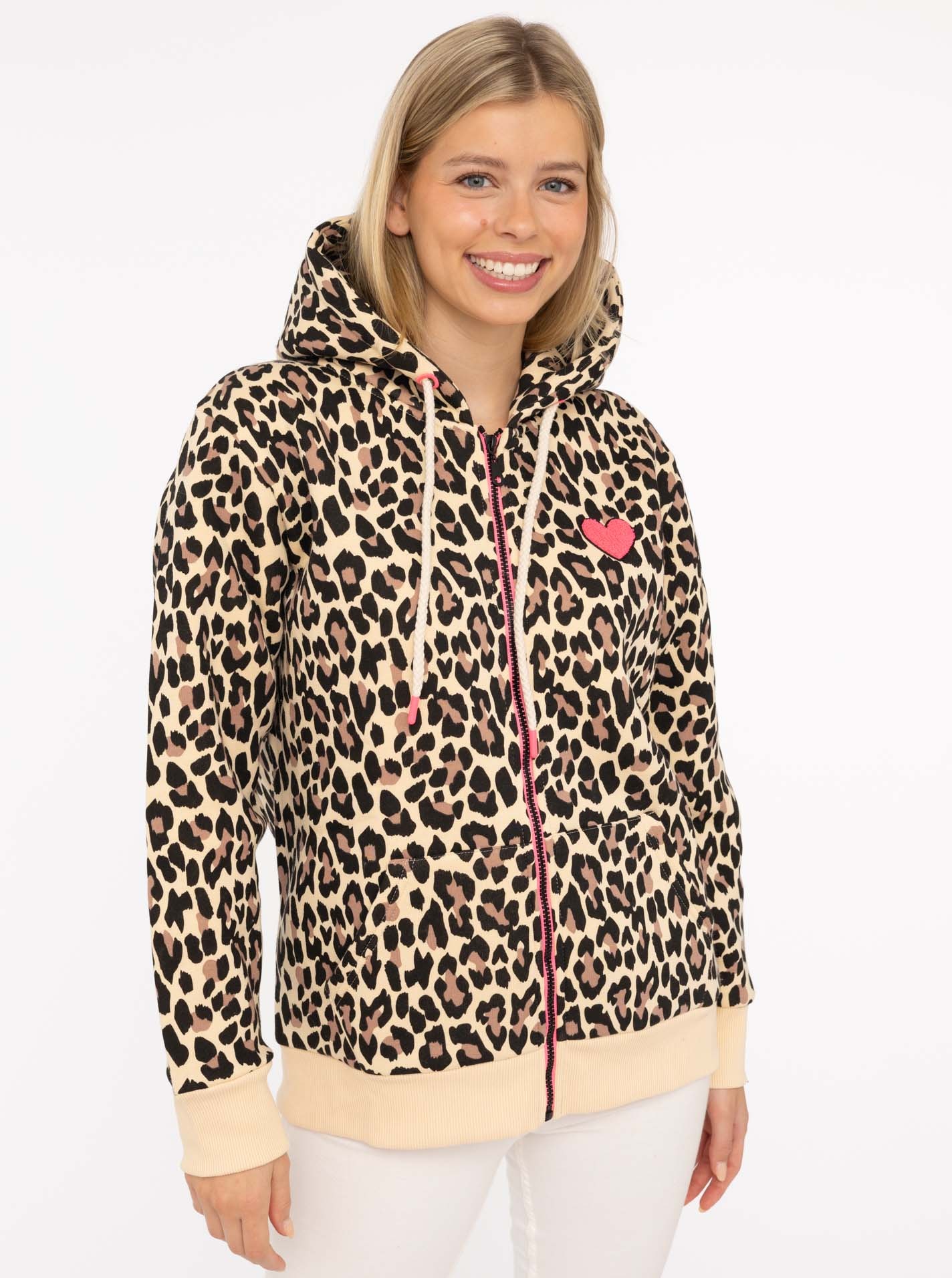 Zwillingsherz Kapuzensweatjacke »
