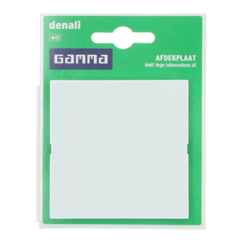 GAMMA Denali Afdekplaat Wit