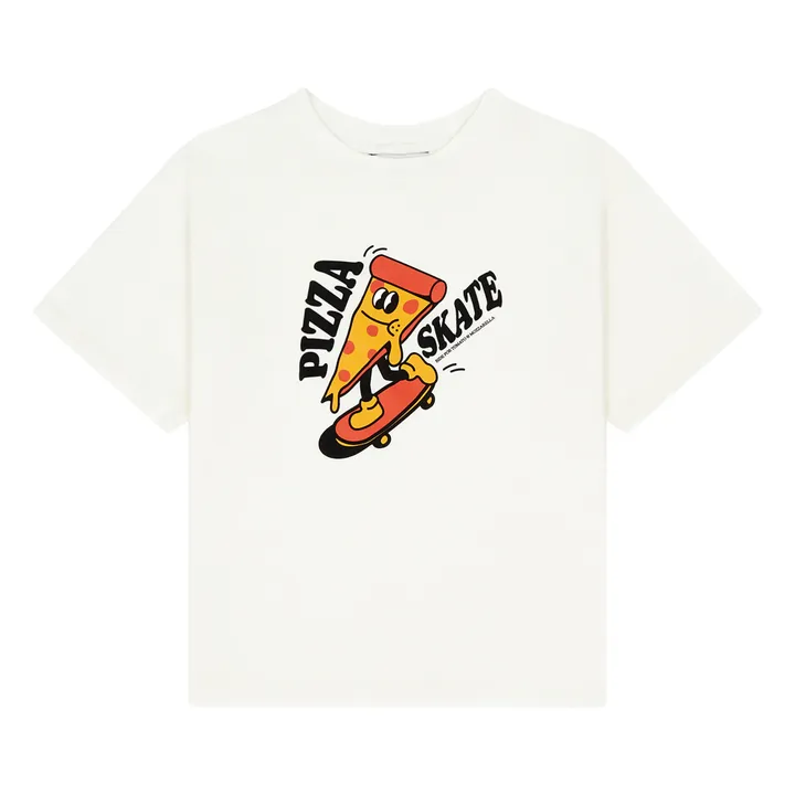 Hundred Pieces T-shirt Manches Courte Coton Bio | Ecru
