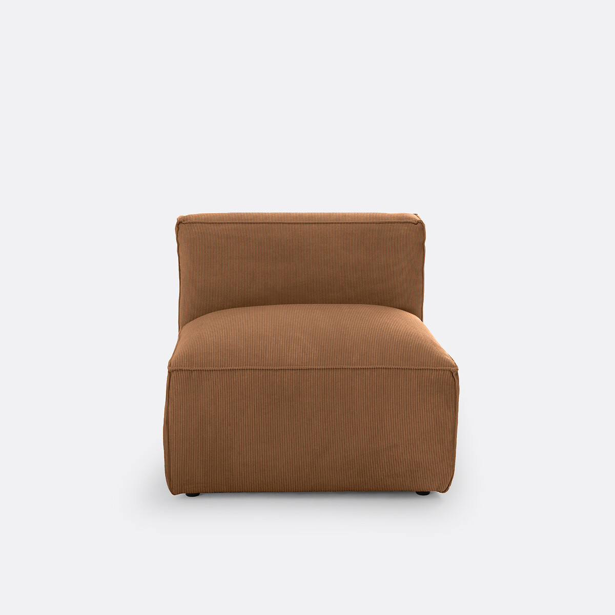 LA REDOUTE INTERIEURS<br>Sofá modular canelado de veludo, Seven