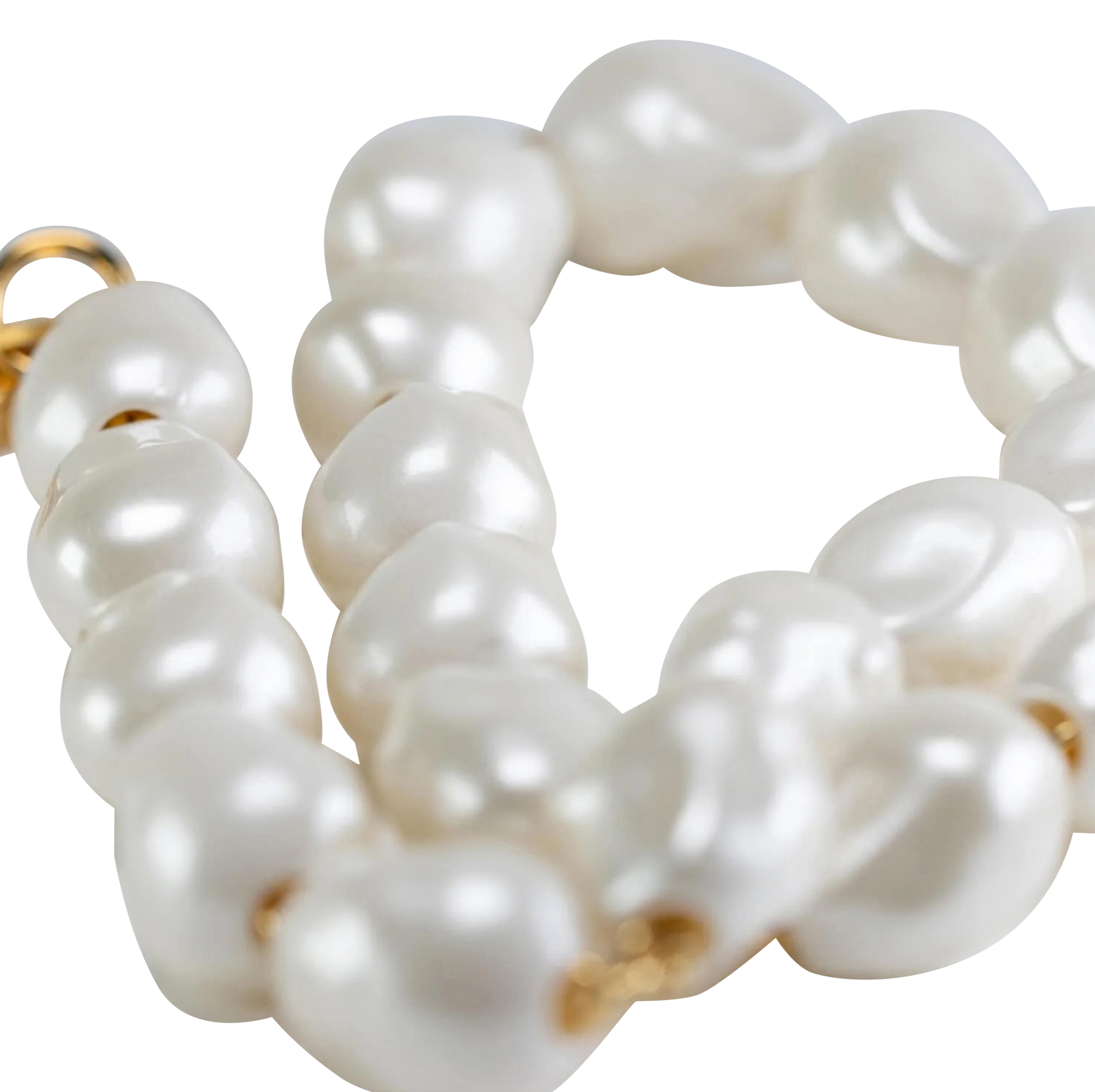 ORGANIC PEARL - Collier à perles| Blanc