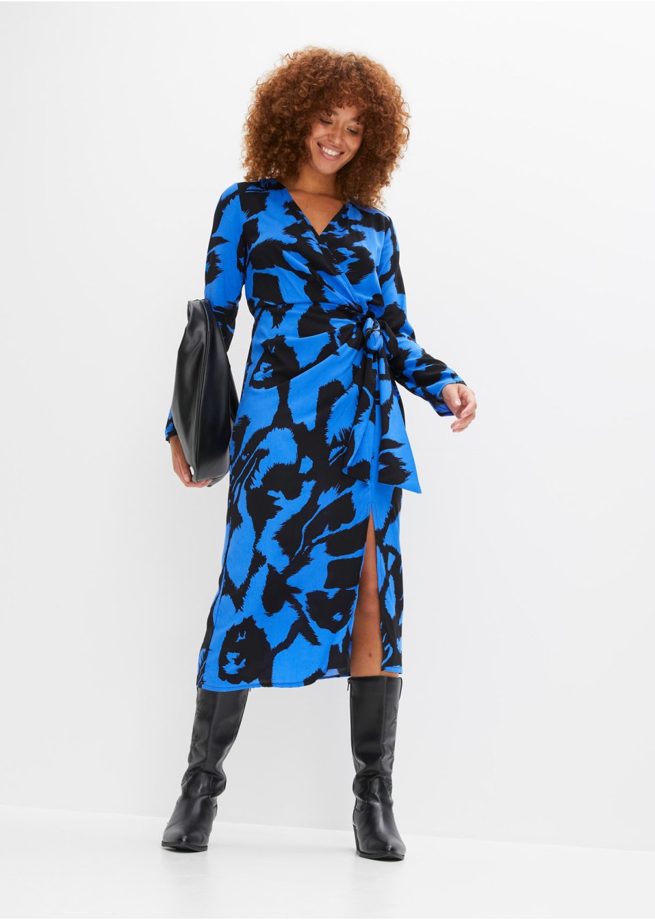 Robe midi imprimée