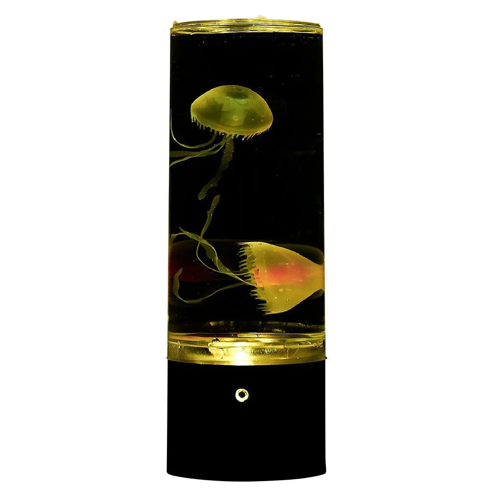 Lampe méduse couleurs changeantes Ø10,5xH29cm