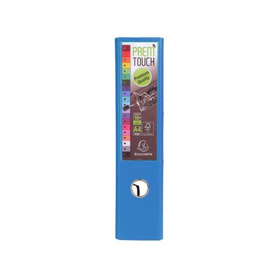 Exacompta Prem'Touch - Classeur à levier - Dos 80 mm - A4 Maxi - pour 715 feuilles - bleu