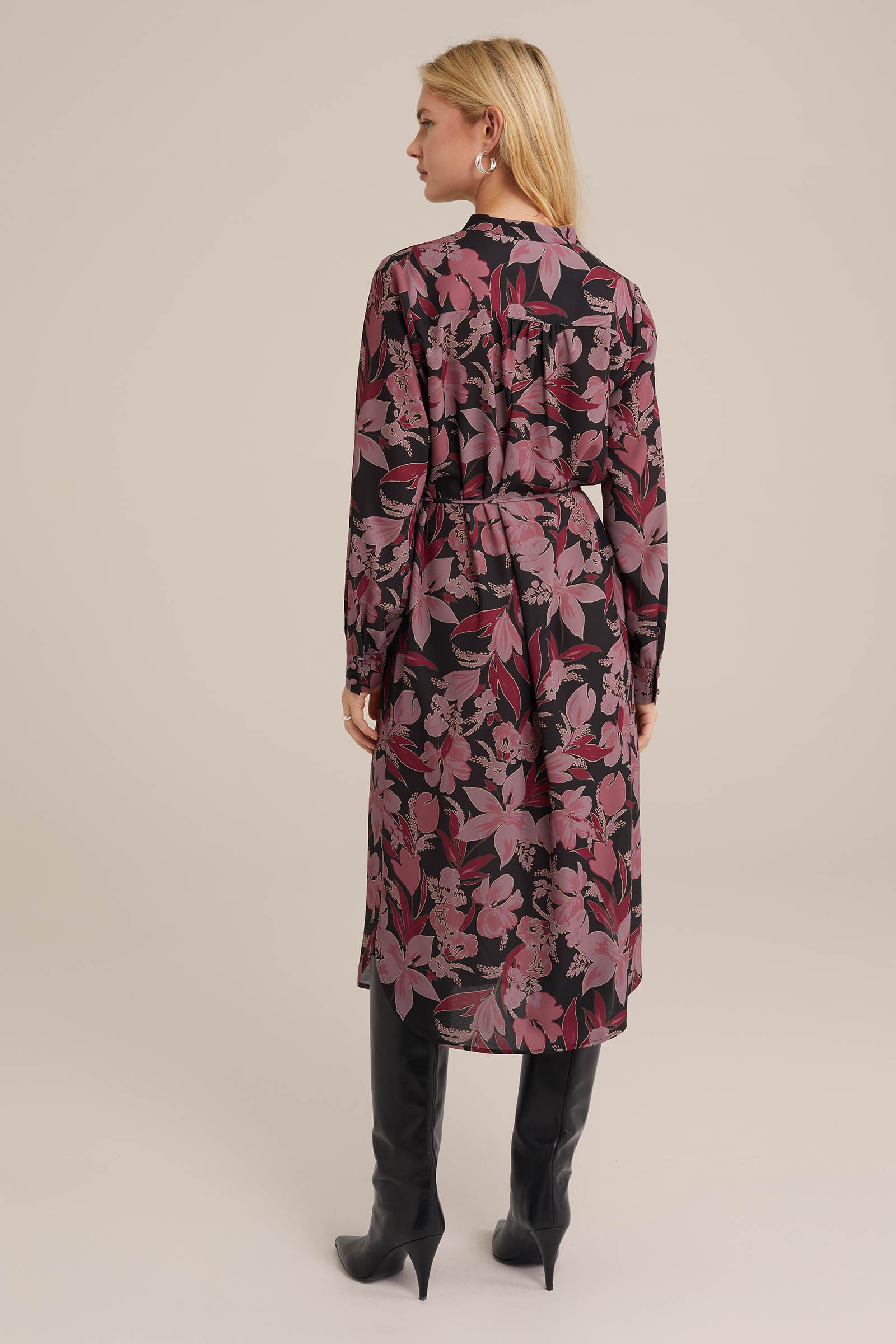 jurk met dessin WE Fashion Multikleur